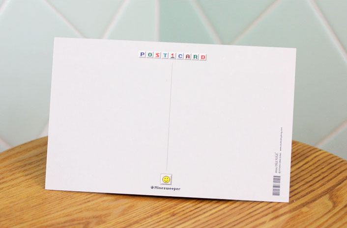 Minesweeper Scratch Off Postcard