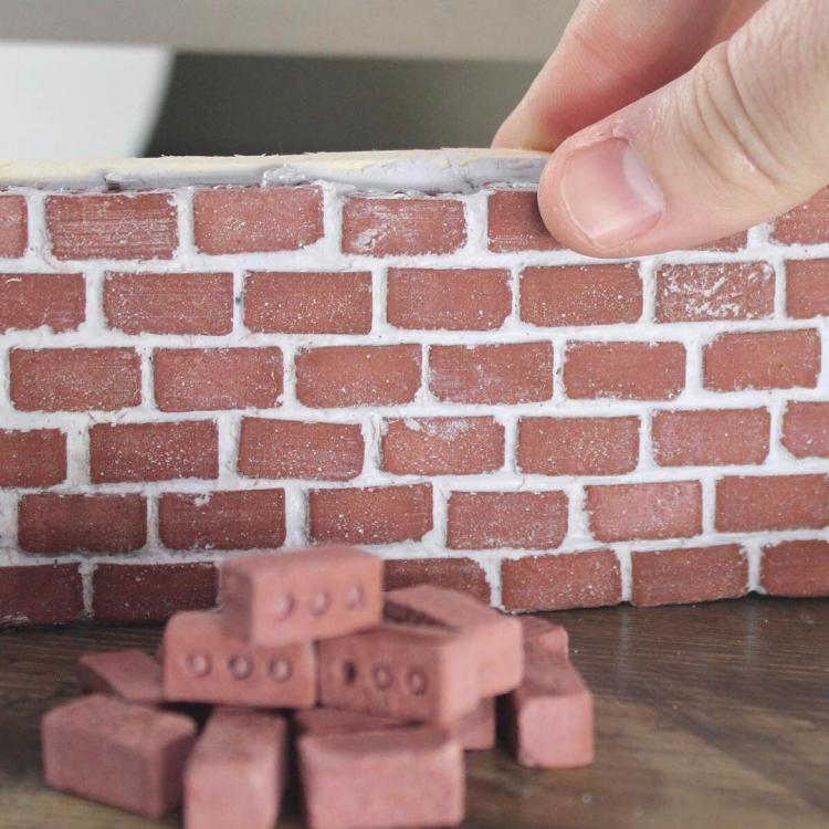 mini brick house building kit