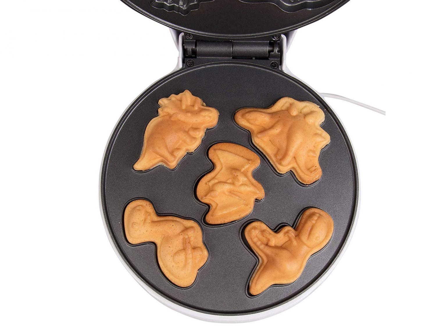 You Can Now Get Waffle Makers That Make Mini Dinosaurs or Mini Cars and