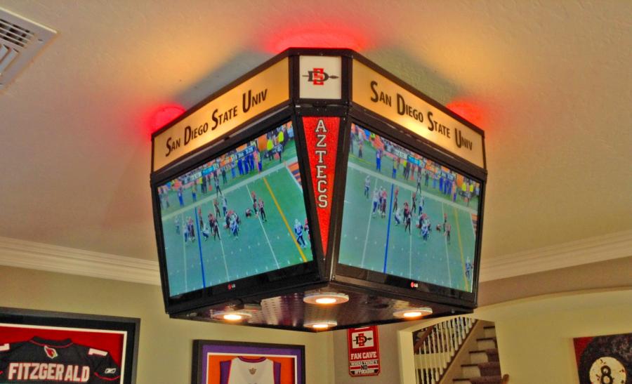 Ultimate Sports Man Cave Office