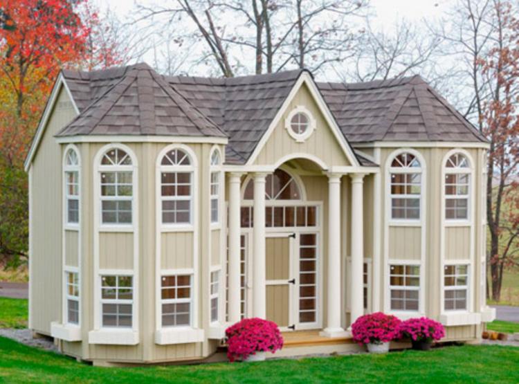 Mini Mansion Outdoor Playhouse For Kids