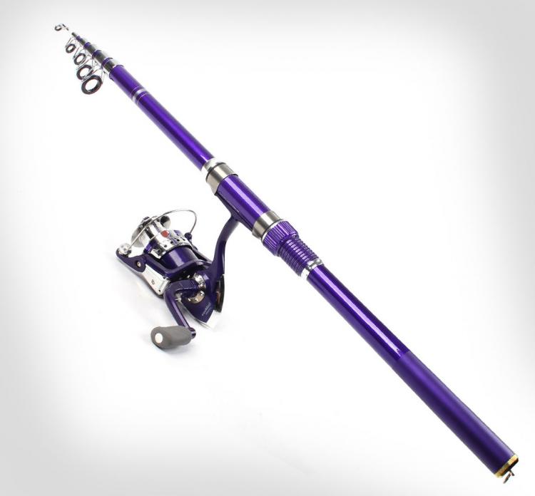 Docooler Fishing Rod and Reel  Fishing pole, Portable fishing rod