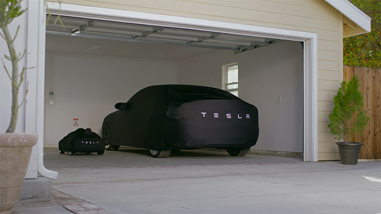 Electric Mini Tesla Model S Kid's Toy Car