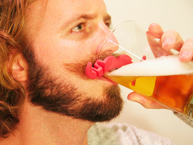 MoGuard Mustache Protector - Mustache Drinking Glass Attachment