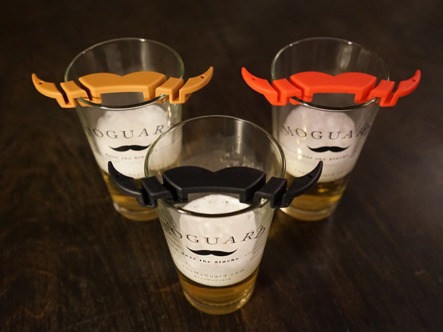 MoGuard Mustache Protector - Mustache Drinking Glass Attachment