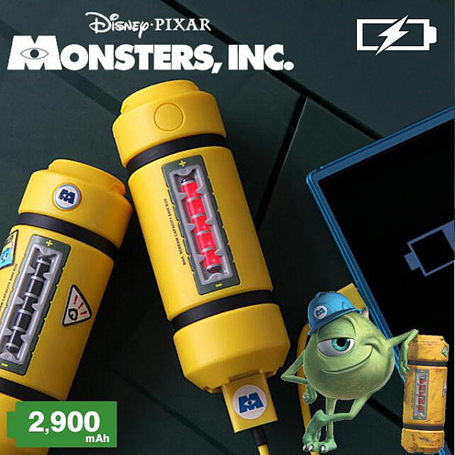 Monsters Inc Portable Charger Scream Canister battery pack