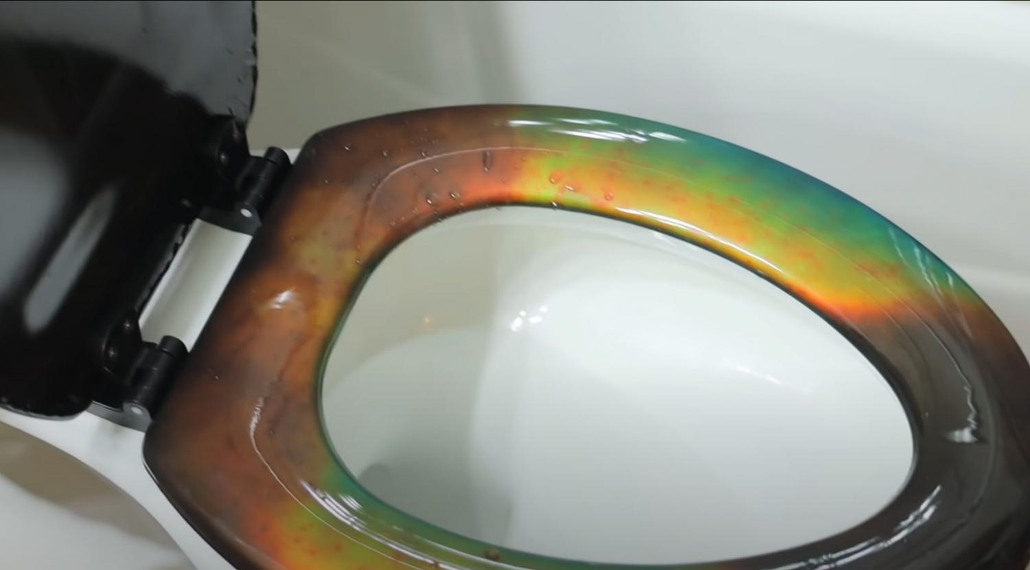 Mood Ring Toilet Seat - DIY Mood Ring Toilet Cover Lid