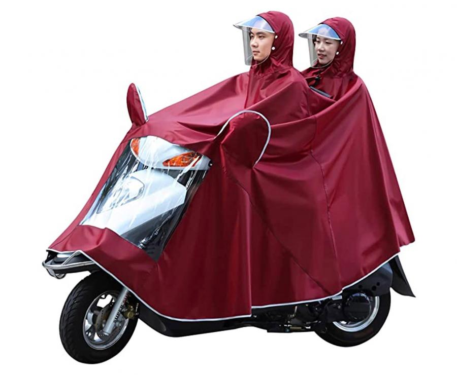 Moped Scooter Poncho Raincoat Cape