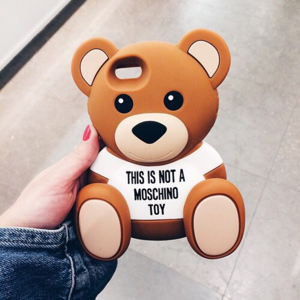 moschino bear iphone case