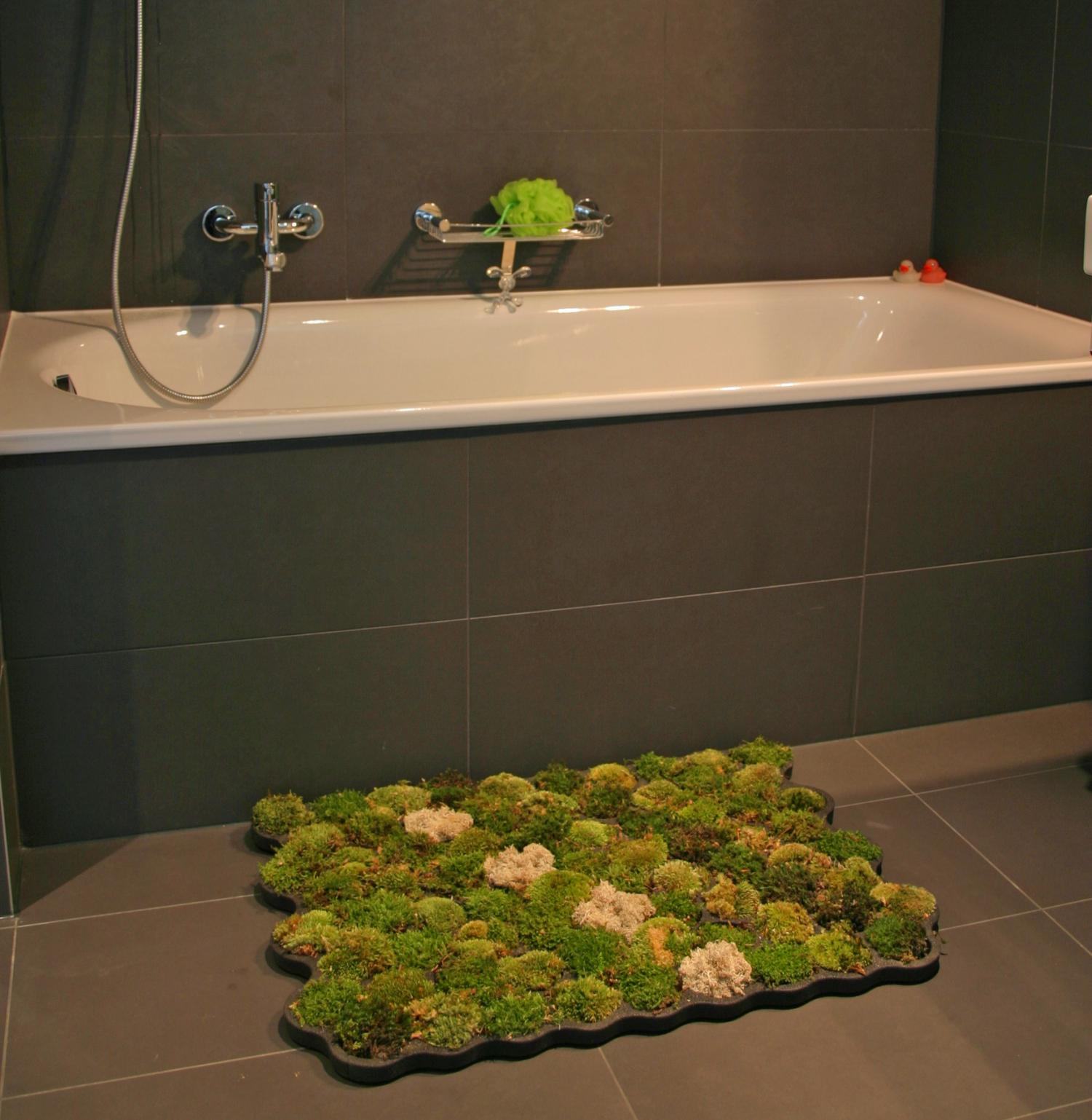 Luxury Live Pole Moss Bath Mat Modern Welcome Bath Mats Unique