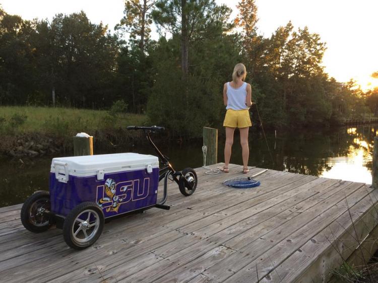 Kreweser Motorized Electric Cooler Scooter - Beer Cooler Motorcycle