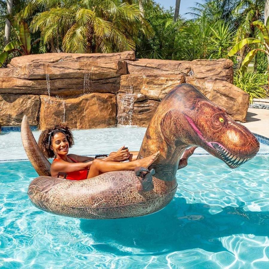 Giant Dinosaur Motorized Pool Float