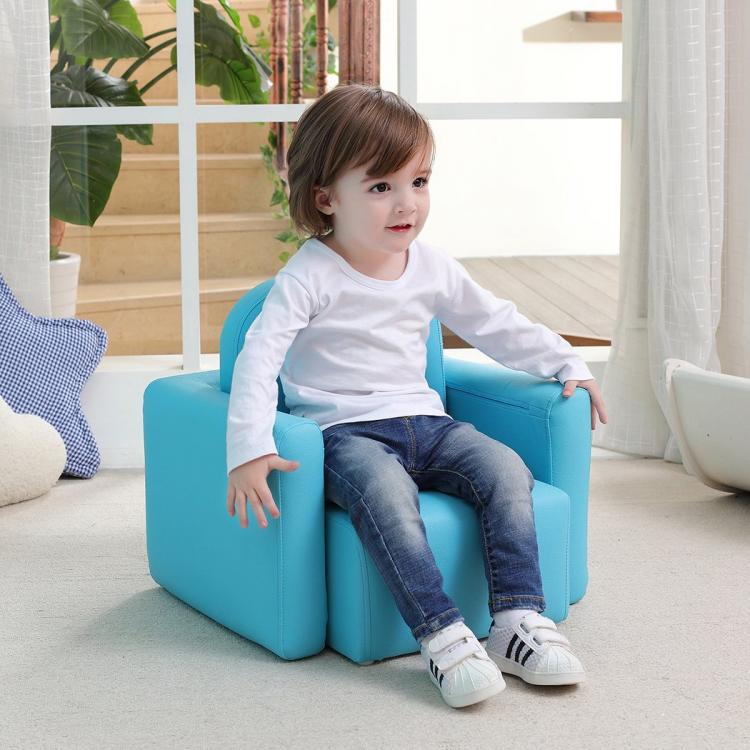 Multi-functional Kids Arm-chair Turns Into a Desk