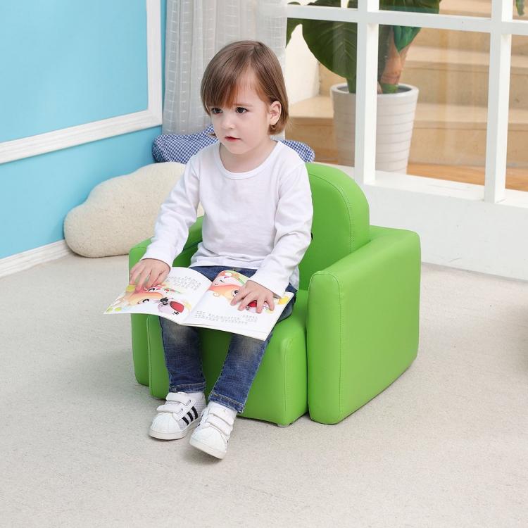 Multi-functional Kids Arm-chair Turns Into a Desk