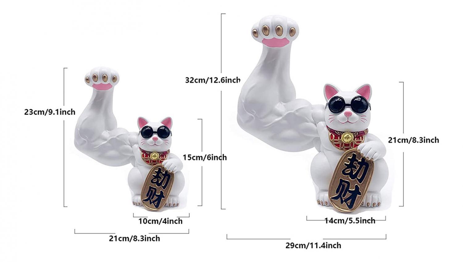 Muscular Lucky Cat Maneki Neko for good luck in this year – MR