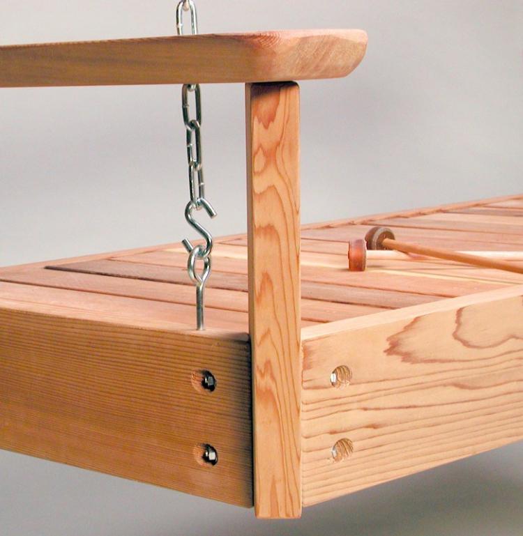Musical Porch Swing Functions as a Xylophone - Musical toy box - Xylophone furniture