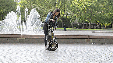 Mylo Folding Electric Tricycle Scooter - Electric Three-wheeled folding scooter