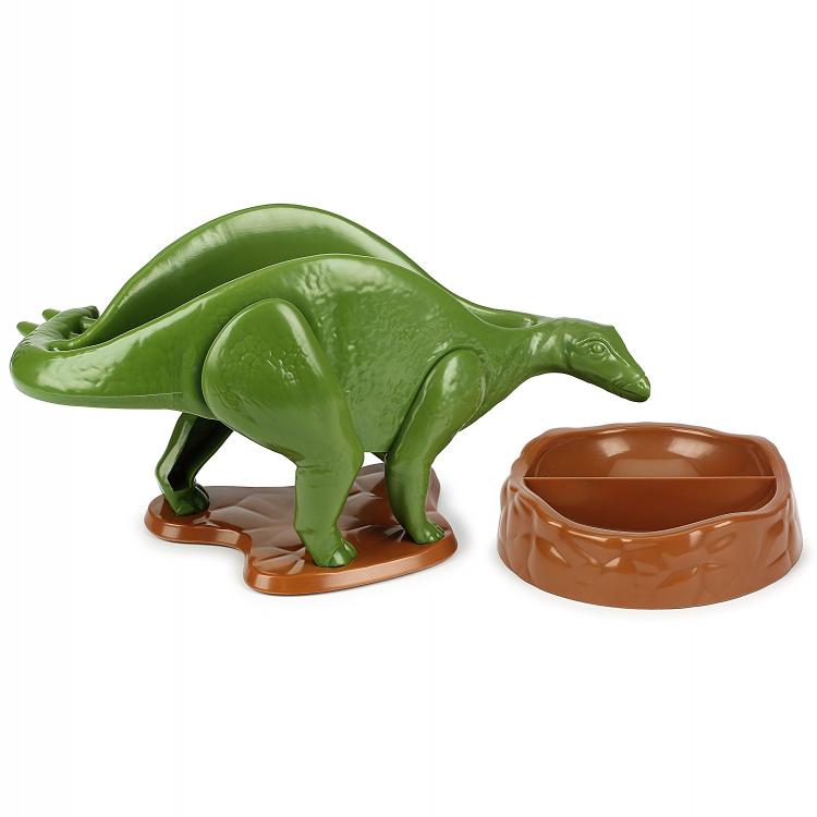 NACHOsaurus Dinosaur Chip Holder - Stegosaurus Snack bowl and dip bowl set