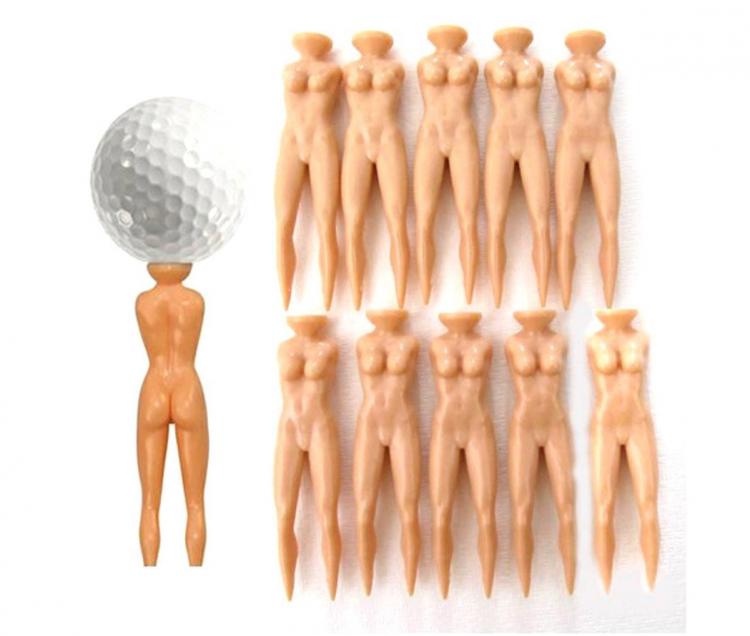Naked Girl Golf Tees