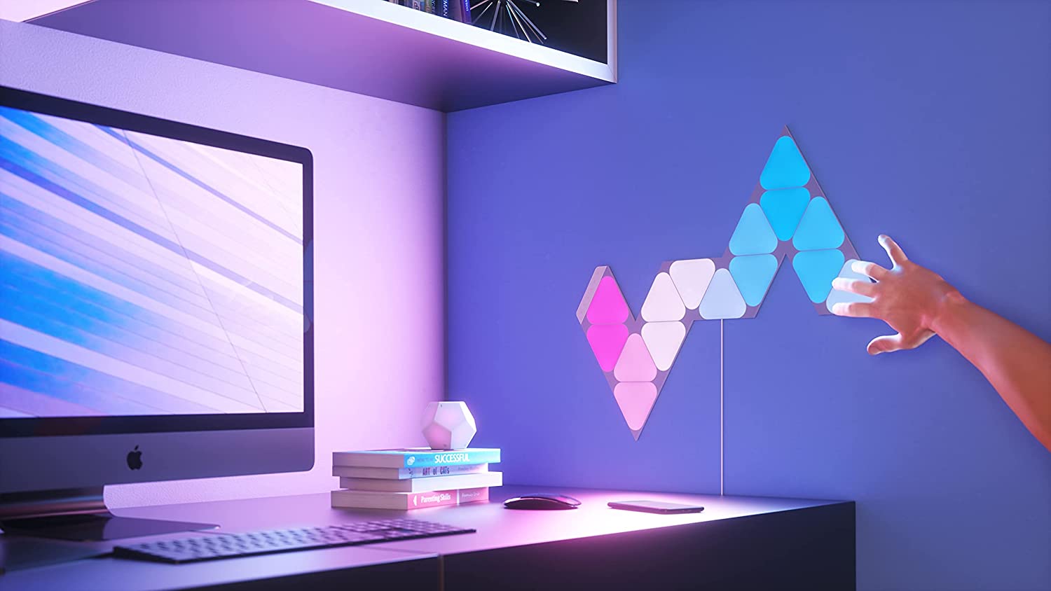 Nanoleaf Color Changing Panels Are Perfect For a Gaming Room