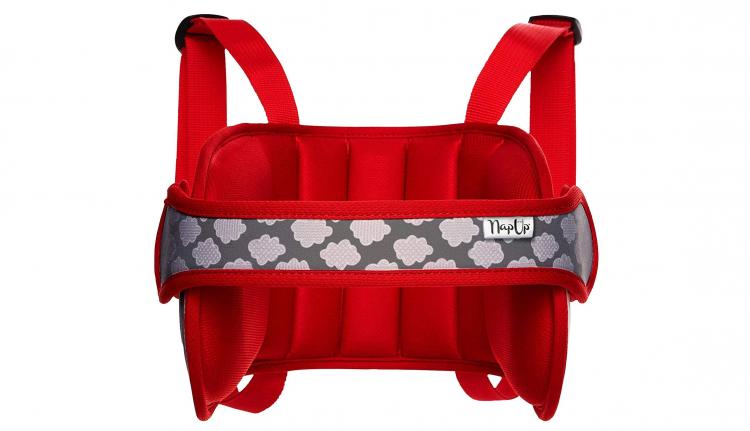 NapUp Child Car Seat Head Support Solution - Nap Up Booster Seat Head Holder keeps head stabilized while napping