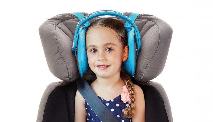 NapUp Child Car Seat Head Support Solution - Nap Up Booster Seat Head Holder keeps head stabilized while napping