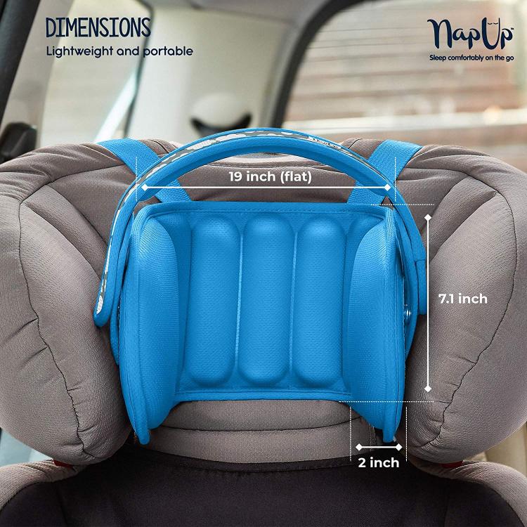 NAPUP Child Head Support for Car SEATS - Safe, Comfortable Head & Neck Pillow Support Solution for Front Facing Car SEATS and Hi