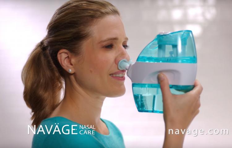 Navage Sinus Cleaner - Suction Saline Water Electric Sinus Cleaner