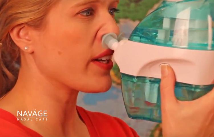 Navage Sinus Cleaner - Suction Saline Water Electric Sinus Cleaner