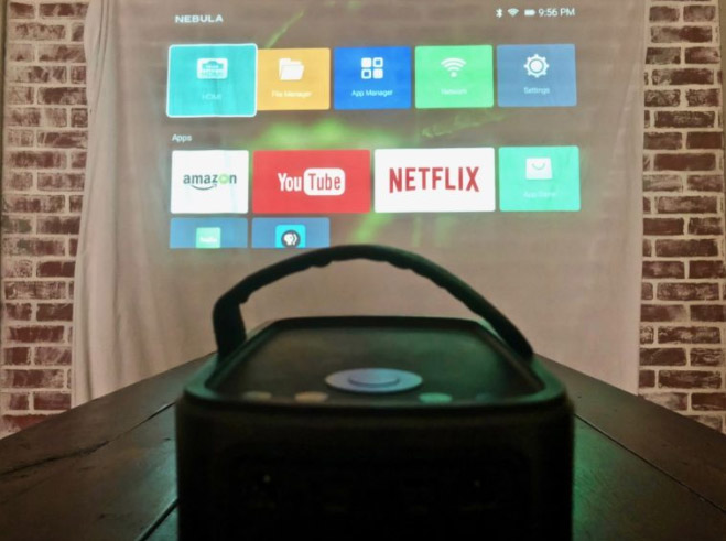 apple tv on nebula projector