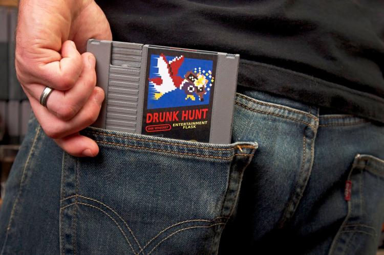 NES Cartridge Flask