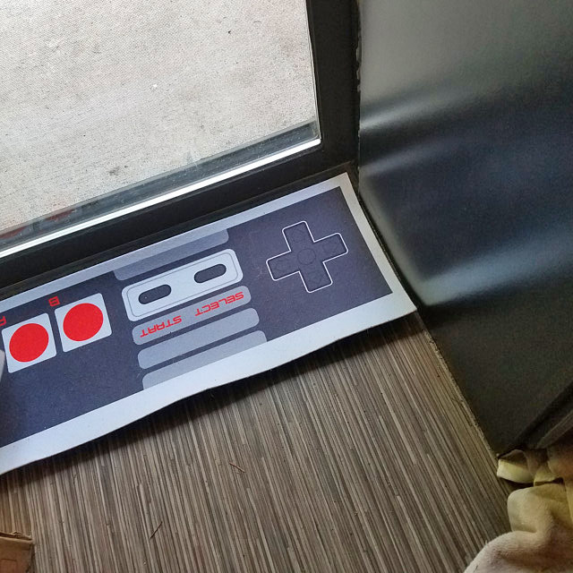 Nintendo Controller Floor Mat - NES controller door mat