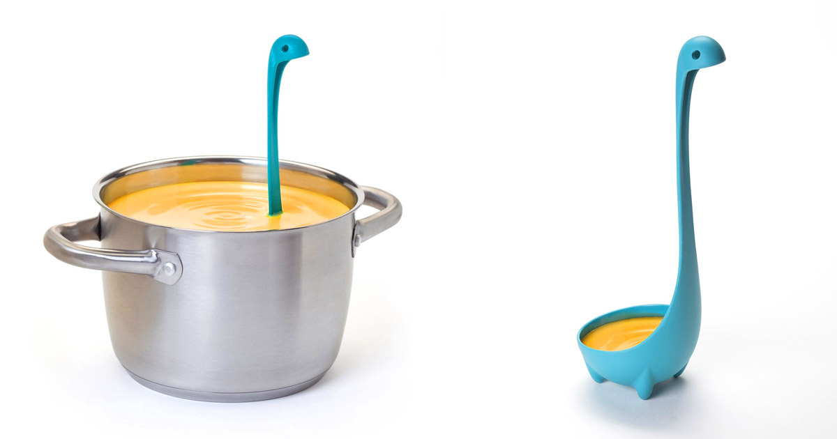 Supply Nessie Ladle is a plastic spoon from the loch ness monster