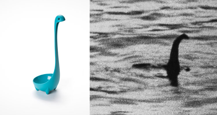 Creative Kitchen Appliance Loch Ness Monster PP Ladle Spoon