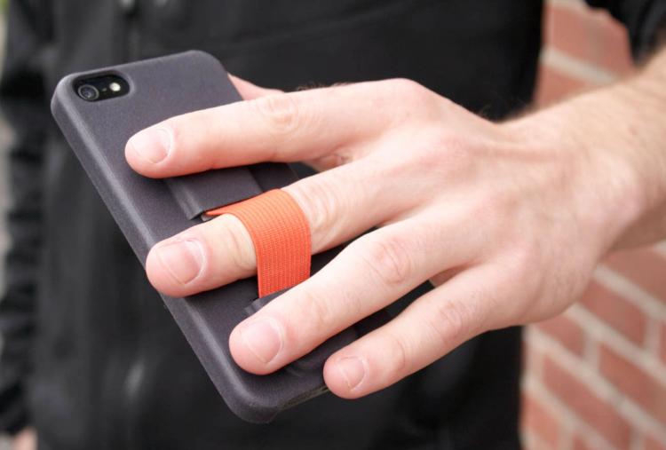 Neverdrop iPhone Case With a Finger Strap On The Back