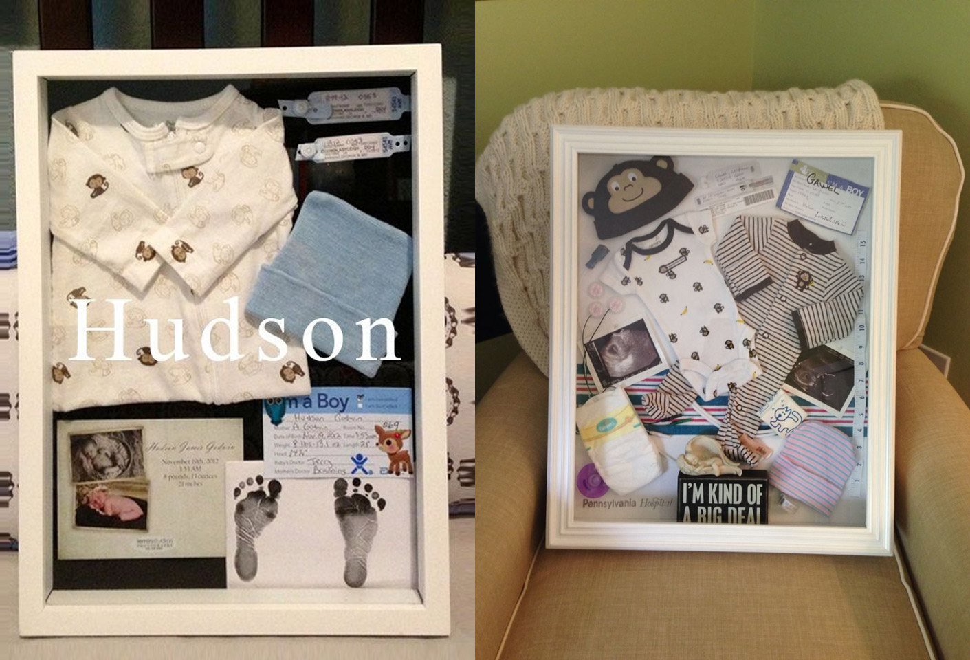 Newborn Shadow Boxes Are Now a Thing, and We Totally Love The Idea