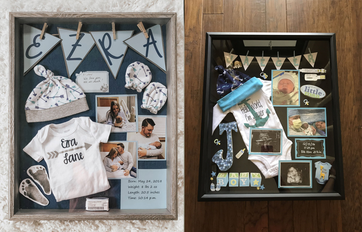 Newborn Shadow Boxes Are Now a Thing, and We Totally Love The Idea