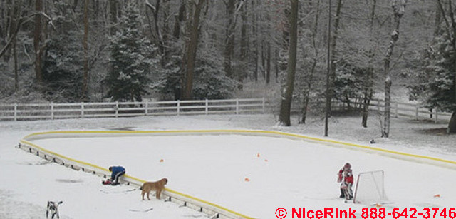 NiceRink Backyard Ice Rink Kit