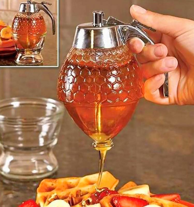No Drip Syrup Dispenser - No Drip Honey Dispenser