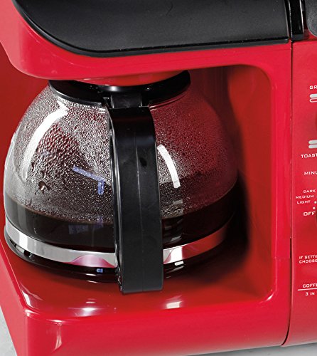 Nostalgia 12 Cup Retro Coffee Maker in Red