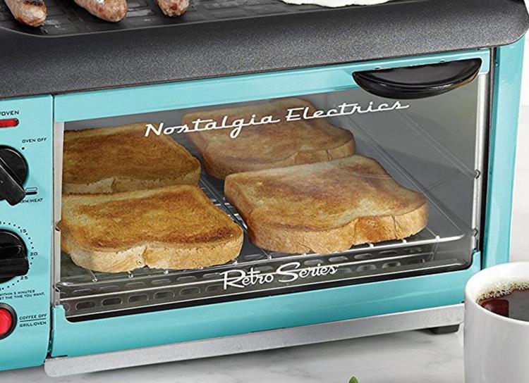  Nostalgia 3-in-1 Breakfast Station - Includes Coffee