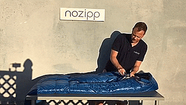 NoZipp - Magnetic Sleeping Bag - Uses Magnets Instead Of a Zipper