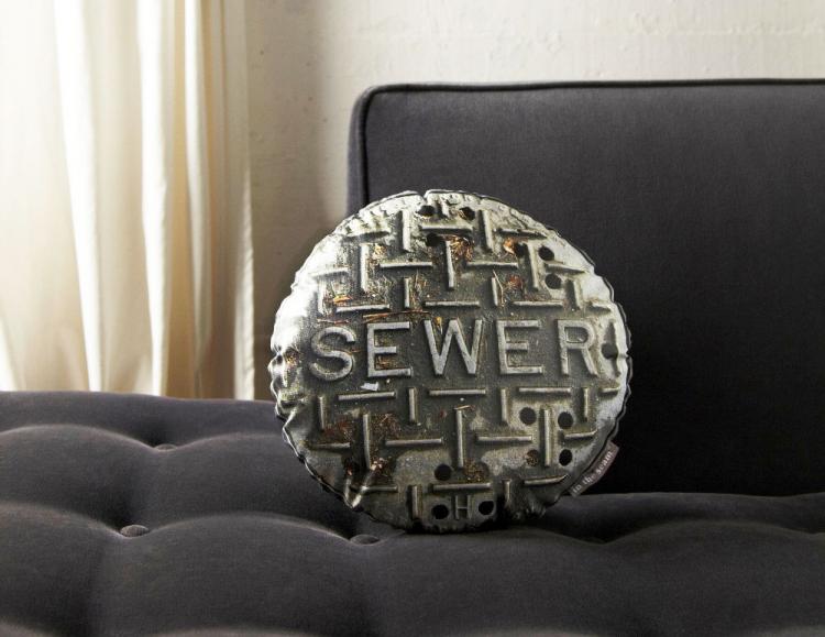 Seattle Manhole Cover Pillow