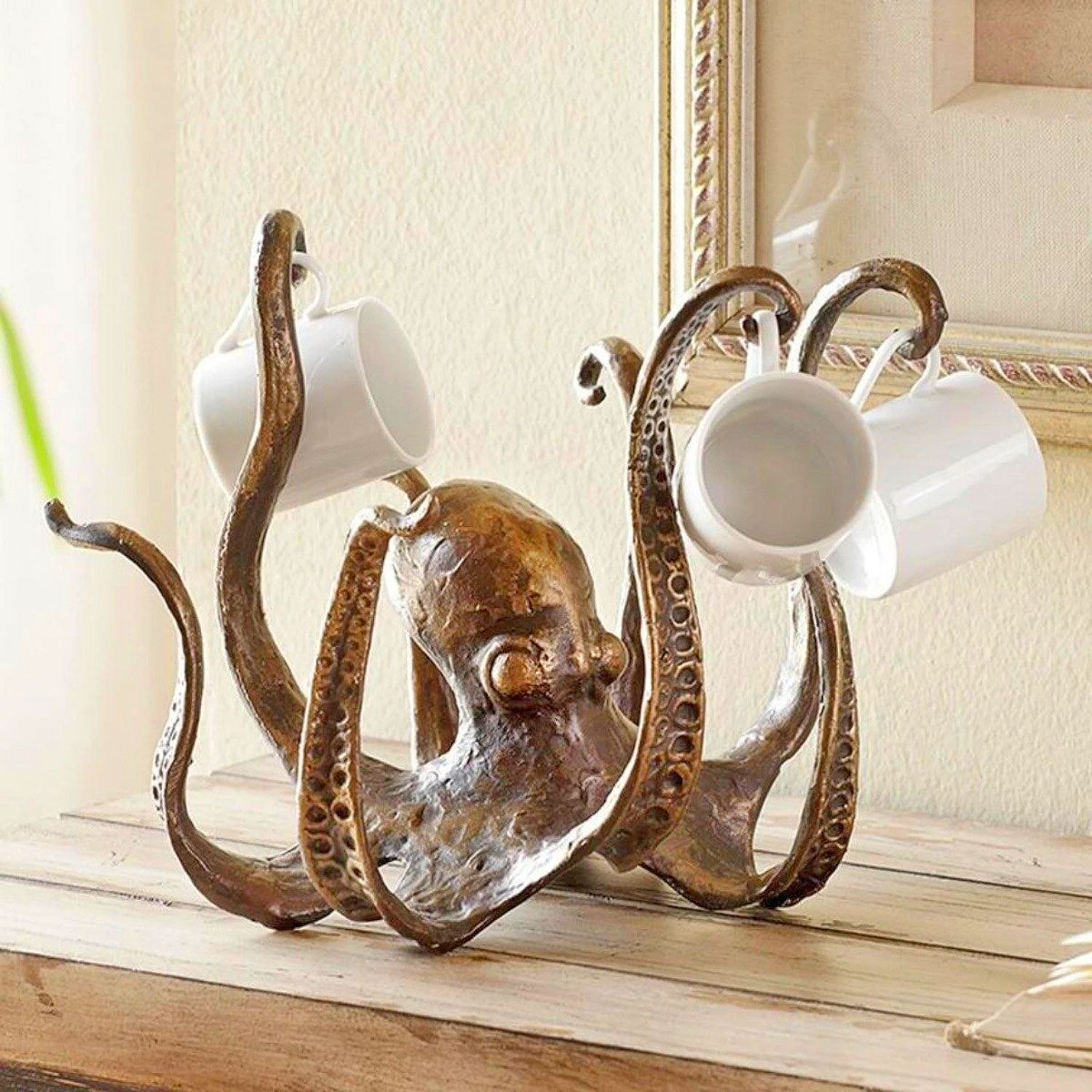 Octopus Coffee Cup, Nautical Coffee Mug