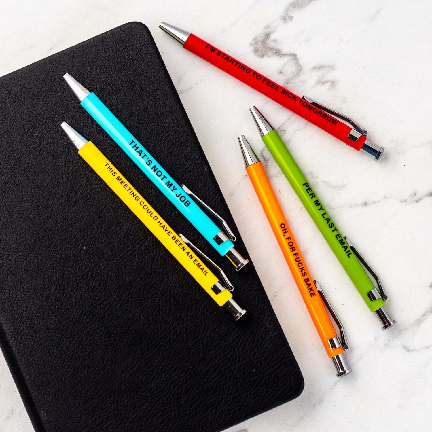 These Offensive Office Pens Are The Perfect Way To Get Back At