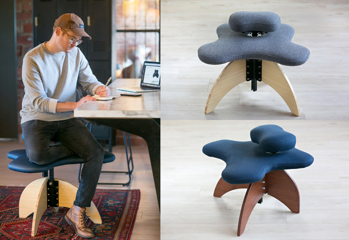 Office Chair That Lets You Sit Cross-Legged - Soul Seat Yoga Office Chair sit in any position