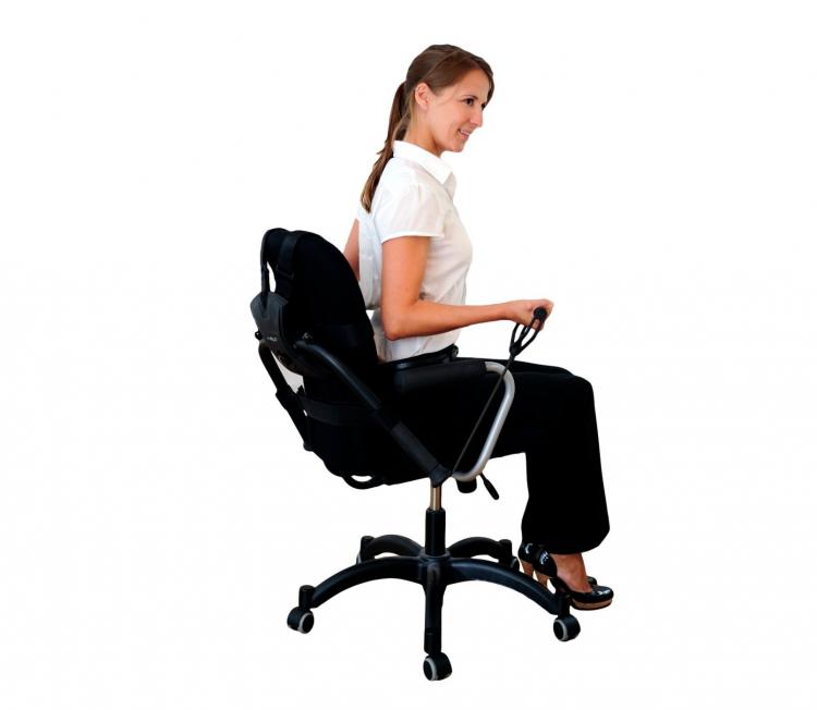 This Workout Device Attaches To Your Work Chair For Exercise At