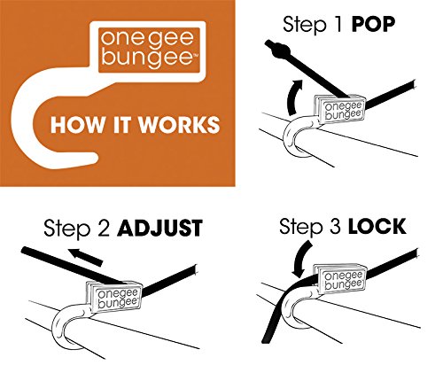 Ongee Bungee - Adjustable Bungee Cord - Slips to any size