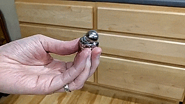 Orbiter Magnetic Fidget Toy - Spinning Metal Ball and Magnetic Disc Fidgeter