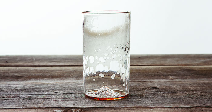 Oregon Pint Glass - Mt Hood - Mountain Beer Glass